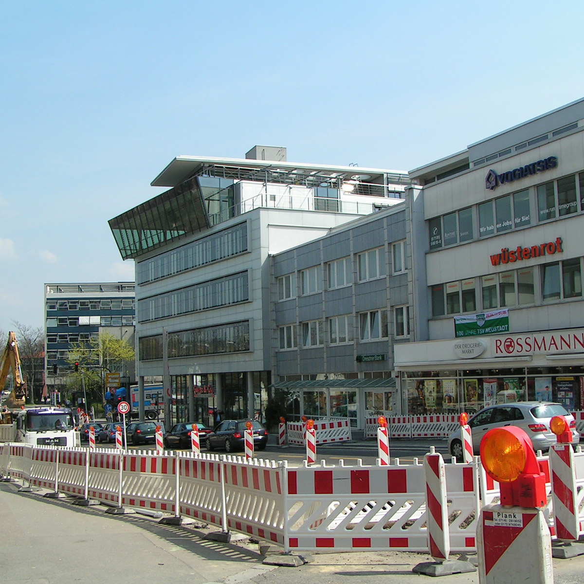 Kreissparkasse, Verwaltungsgebäude mit Tiefgarage, Waiblingen, Bautechnische Prüfung